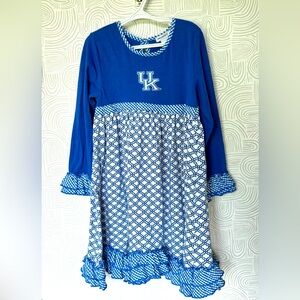 UK Girls Boutique Ruffle Swing Dress